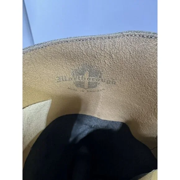 Black Leather Marlborough English Style Equestrian Riding Boots Women's Size 6 B